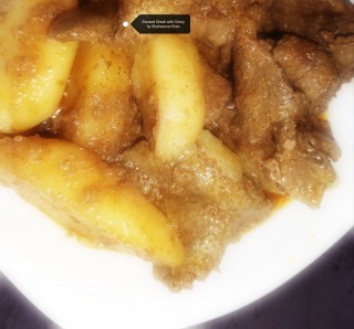 Braised Steak With Gravy