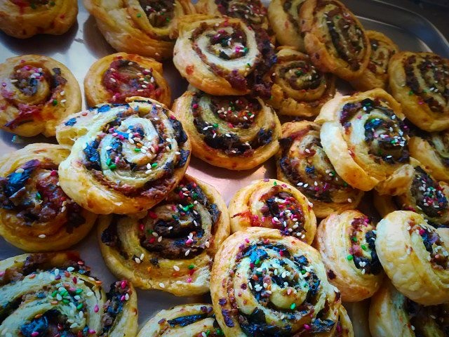 Patta In Pastry Whirls