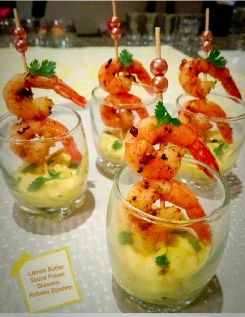 Lemon Butter Sauce Prawns