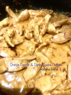 Orange Pepper Spice & Durky Sauce Chicken Strips