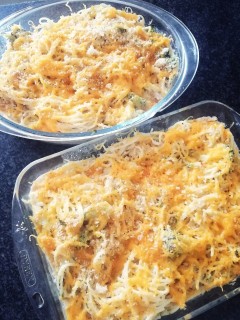 Cheesy Broccoli Linguine