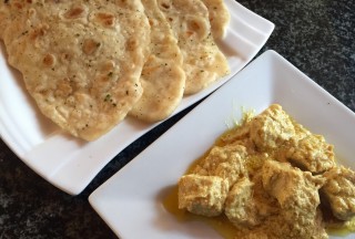 Butter Chicken & Garlic Naan