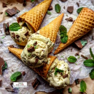Peppermint Crisp Ice Cream