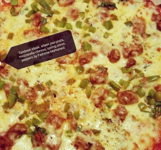 Tandoori Steak Sheet Pan Pizzas