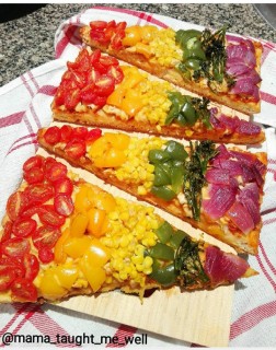 Rainbow Pizza