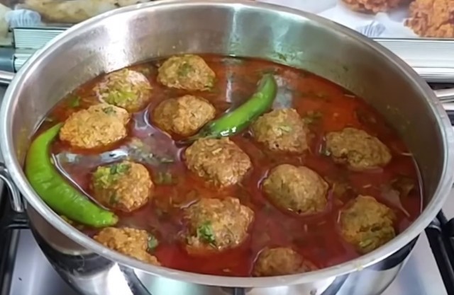 Mutton Kofta Curry (meatballs)