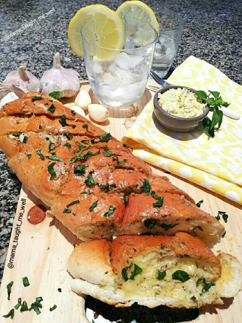 Cheesy Garlic Herb Baguette