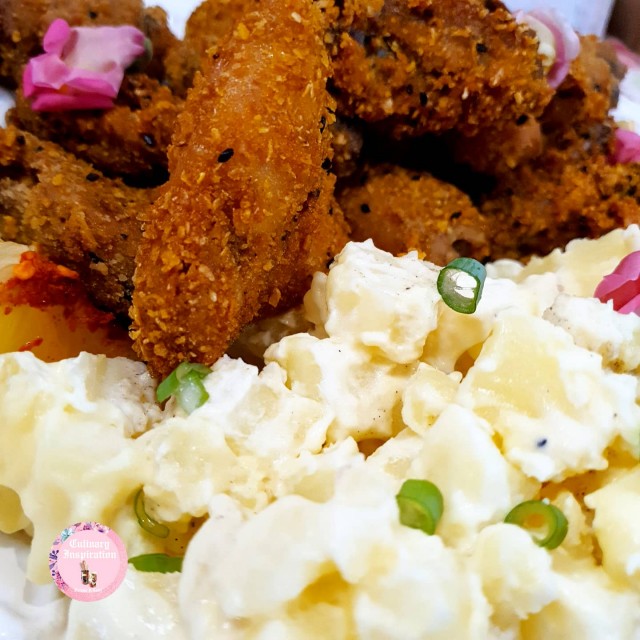 Crumbed Chicken & Potato Salad