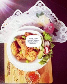 Crunchy, Crispy, Lightly Crumbed Chicken
