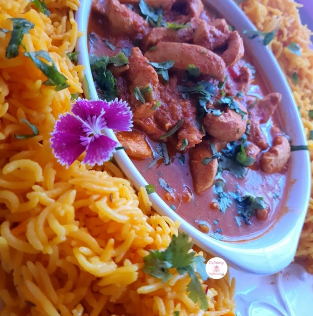 Chicken Jalfrezi With Saffron & Cumin Rice