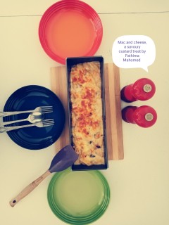 Mac And Cheese, A Savoury Custard Treat