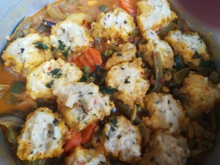 Vegetable Curry With Dumplings