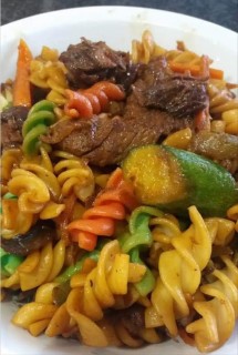 Steak Pasta Stirfry