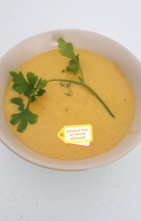 Buttenut Soup, Dallops Of Fresh Cream