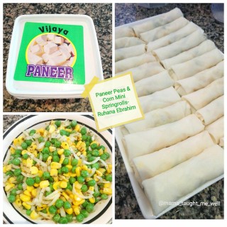 Paneer Peas & Corn Springrolls