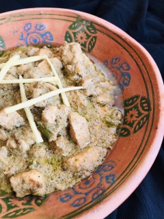Green Chicken Handi