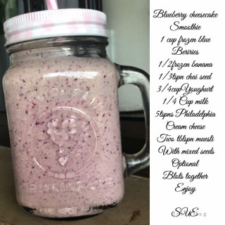 Blueberry Cheesecake Smoothie