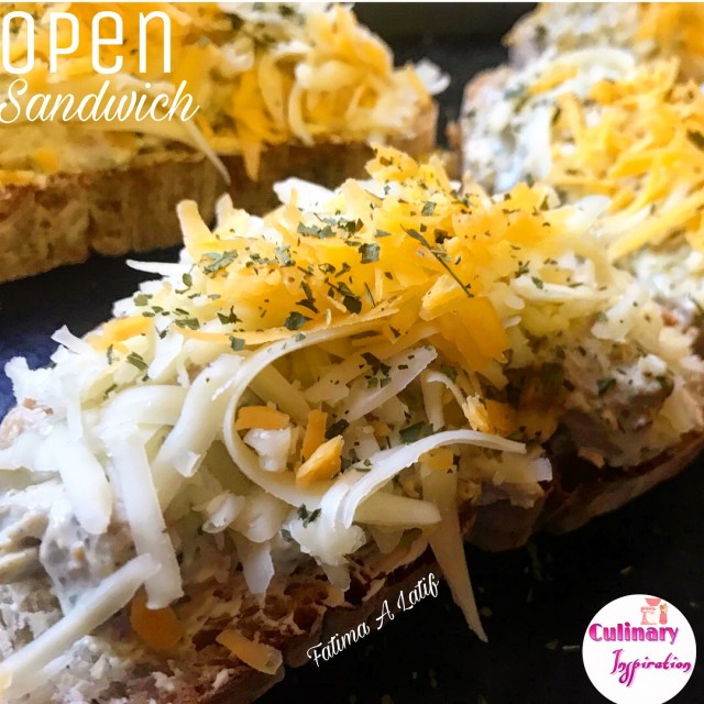 Open Chicken Sandwich