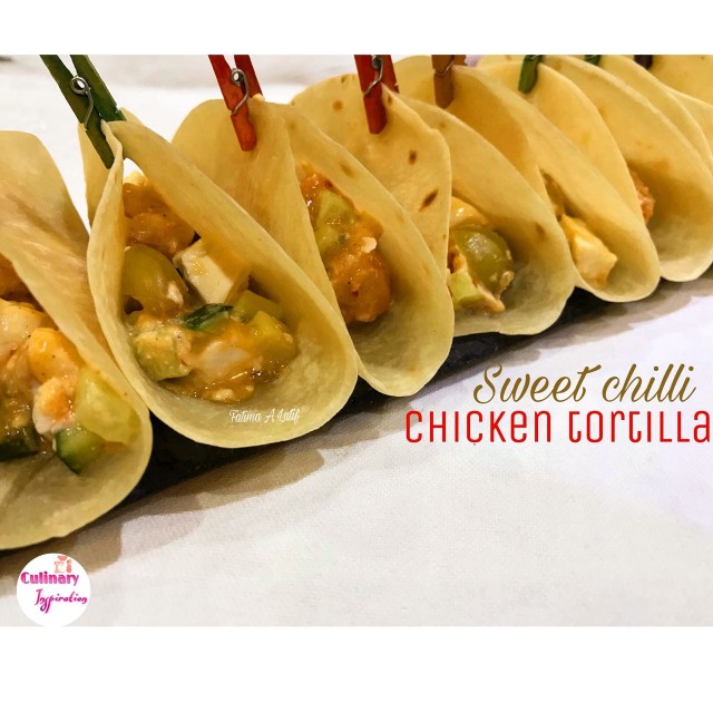 Sweet Chilli Chicken Tortillas