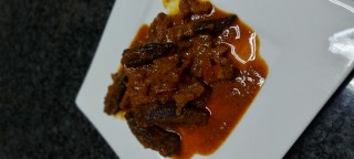 Steak And Bhindi (okra) Curry