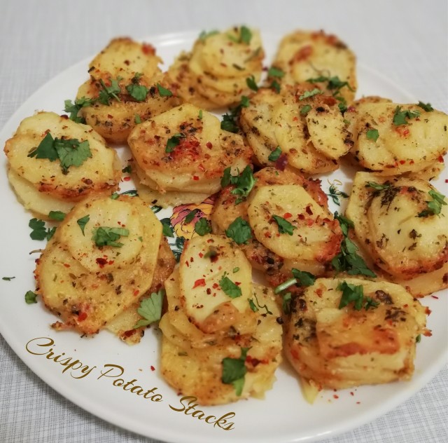 Crispy Potato Stacks