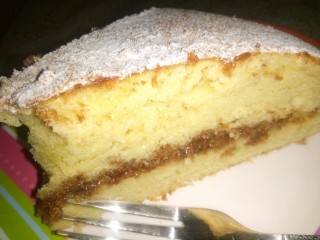 Moist Vanilla Cake With Milo Filling