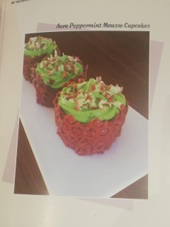 Aero Peppermint Mousse Cupcakes