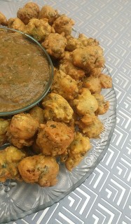 Methi Bhajias/pakoras