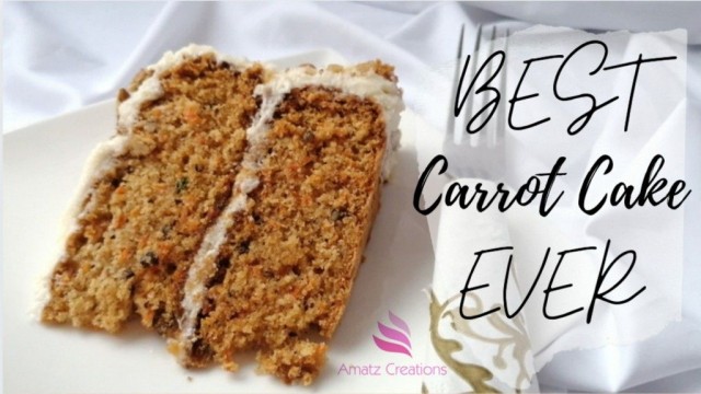 Soft And Moist Carrot Cake -best Ever!