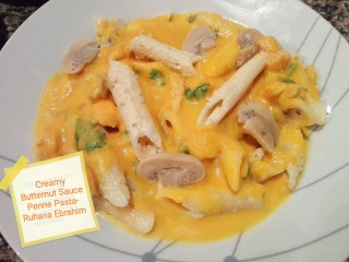 Creamy Butternut Sauce Penne Pasta