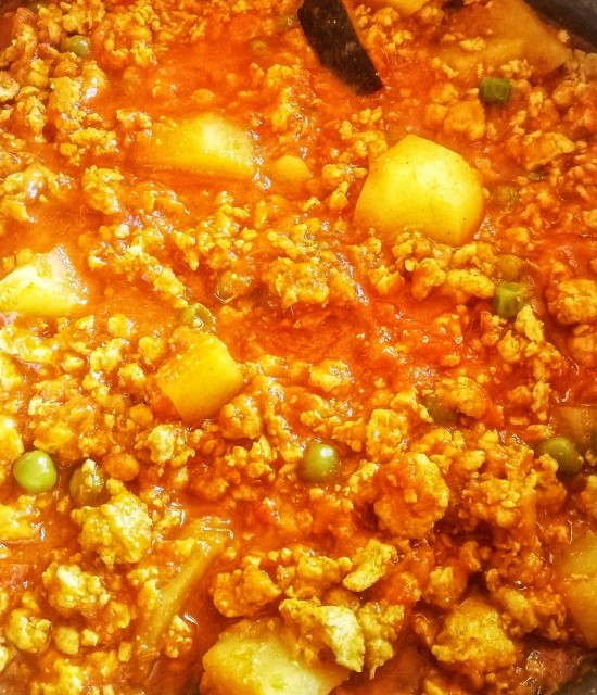 Good Old Fashioned Mince Curry And Rice