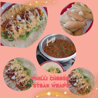 Philly Cheese Steak Wraps N Rolls