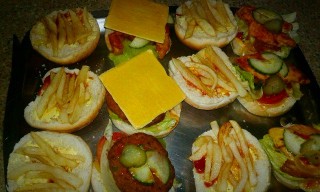 Beef Patties Or Mutton Or Chicken Fillet Burgers