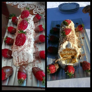 Marie Biscuit And Peach Delight