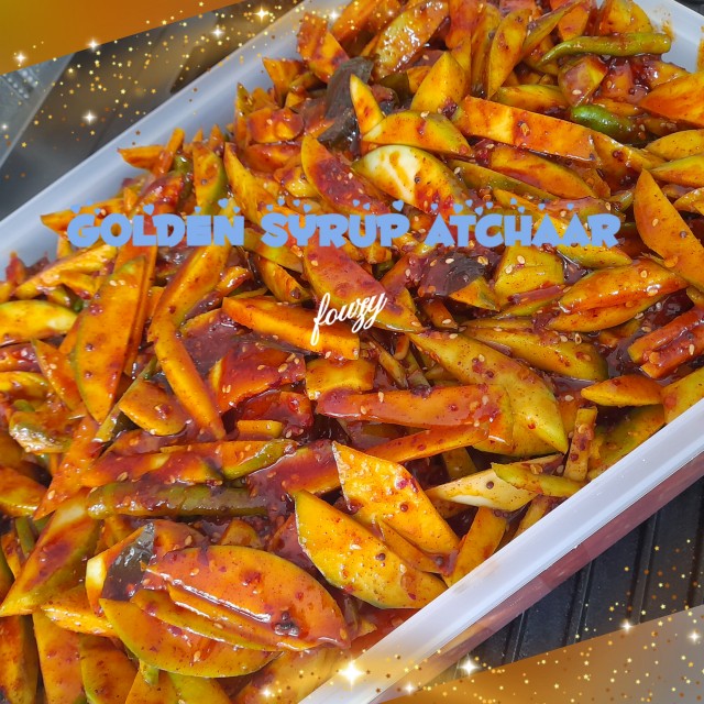 Golden Syrup Mango Atchaar