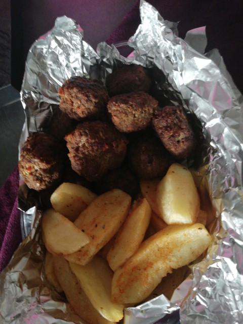 Rustic Kebabs & Potato Wedges