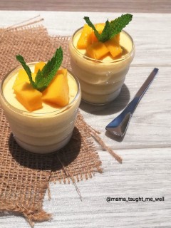 Mango Mousse (with Gelatine)