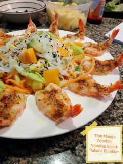 Thai Mango Zucchini Noodle Salad