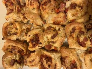 Polony & Pepperdew Pinwheels