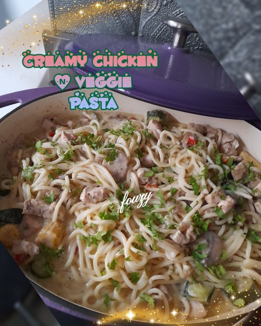 Italian Veggie & Chicken Pasta