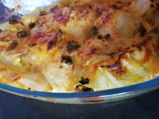 Cabbage Casserole Cheezy Bake