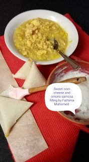 Sweetcorn, Cheese And Onion Filling