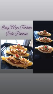 Easy Mini Turkish Pide Pastries (lamb)