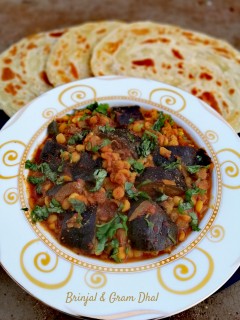 Brinjal & Gram Dhal