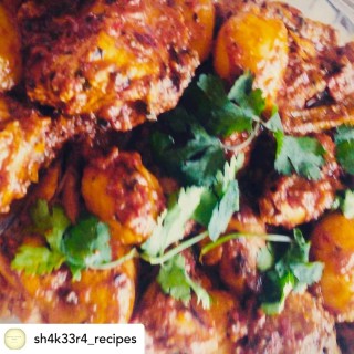 Portuguese Chicken With Creamy Baby Potatoes