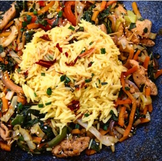 Chicken Stirfry & Rice