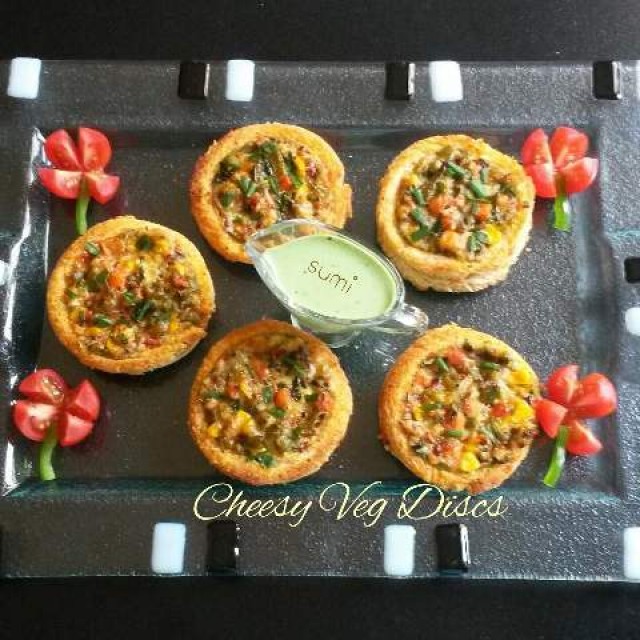 Cheesy Veg Disc's