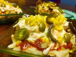 Kumpir - Loaded Potato  - Turkish Street Foods