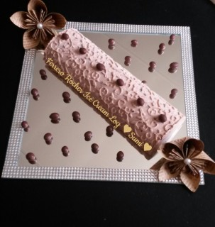 Ferrero Roche Ice Cream Log