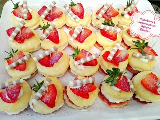 Strawberry & Cream Scones